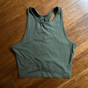 Green tank top